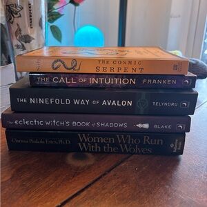 Stack of Spiritual and Mystical Books